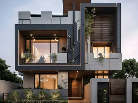 Casa con jardín en Carrasco